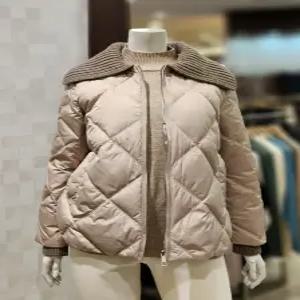 [벨라디터치] V3D4DN25 니트넥 덕다운 숏패딩