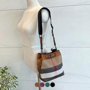 [ 놈]여성가방 HPP2371 가죽콤비크로스