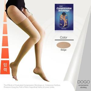 [해핀코리아]도고 렉스타 202 허벅지형 무실리콘 압박용밴드 의료용 압박스타킹 단단한재질 중압