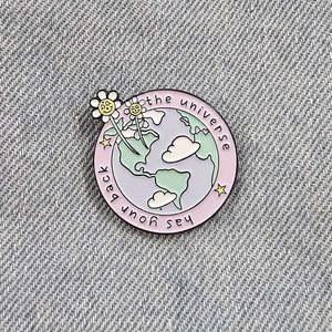 CQZ165 지구 환경 보호 염원 배지 배지