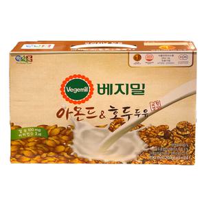 베지밀 아몬드 앤 호두 두유 190mlX24
