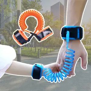 미아 방지 방지끈 손목 밴드 스프링 줄 스트랩 팔찌 아기 안전 하네스 고리 안전 해외여행