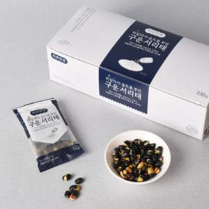 두보식품 히말라야 핑크솔트를 뿌린 구운 국산 서리태 330g 국내산 추천 선물 간편식 간식 콩