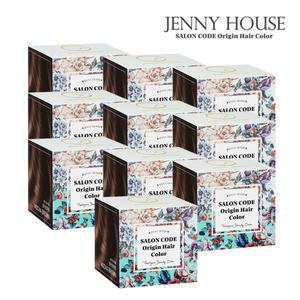 제니하우스 시즌3 살롱코드 오리진 헤어 컬러 염색약 (모카브라운) 10개