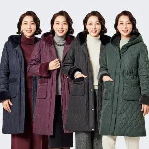 [마담엘레강스] 브리안 에코퍼 퀼팅코트 K234CT02