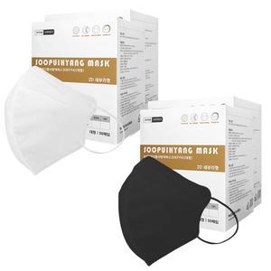 숲의향 KF94 새부리형 마스크 대형 화이트 1매입 50매 100매
