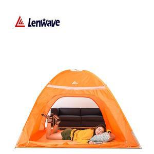 [런웨이브] 양문형 난방텐트 1~2인용 원터치 방한 실내 온열 난방비 절약 따뜻한 공기 순환