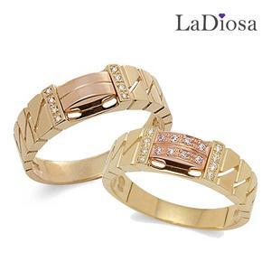 [라디오사] 14K 커플링 세트 G14A-3952RO 남녀한쌍