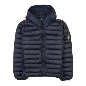 [롯데백화점]스톤아일랜드 남아 와펜 패치 다운 후드 패딩 791640624 V0020 (6-8)