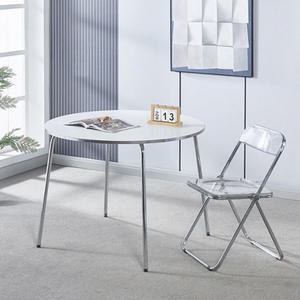 미드센츄리 모던 원형 식탁 다용도 테이블 W800 W1000