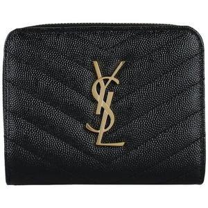 [생로랑]모노그램 컴팩트 생로랑 반지갑 24FW 668288 BOW01 1000