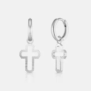 [메트로시티주얼리]베리따 실버 화이트 이어링 A223SE0082WPQ .