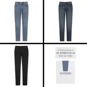 [폴햄][POLHAM] PHE3DP1036 남성 컴포트 테이퍼드핏 데님 팬츠 3컬러