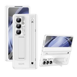 잇템 갤럭시 Z폴드 7 6 5 4 메탈릭 펜거치 풀커버 케이스 (zf0367-I)