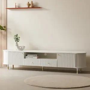 피츠 마스 2000 라운드 템바보드 거실장 POF136