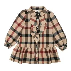 갤러리아 2024겨울 신상품 하우스 체크 롱 블라우스(DUW10XB50M_BG)