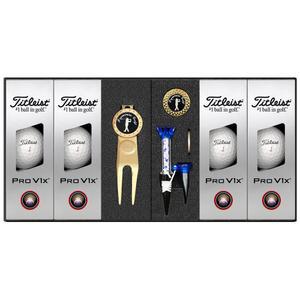 [Titleist] 타이틀리스트 PRO V1X 골프공 선물세트 12구-608(잔디보수기+볼마커+자석티)