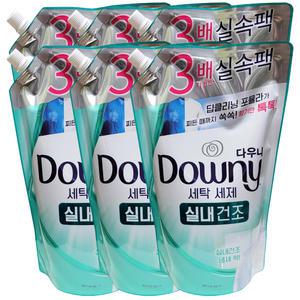 다우니 세탁세제 실내건조 리필 1.4Lx6개