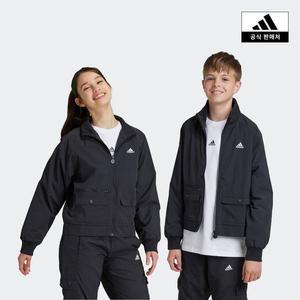 [아디다스키즈](센텀시티점)[adidas kids] (A130~A160) 잼 우븐 재킷 (IV7042)