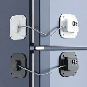 아트박스/커버풀 냉장고 시건 장치 무타공 캐비닛 자물쇠 차일드락