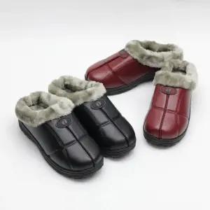 행텐358-1 겨울 방한 남성 여성 사무실 털 슬리퍼 털신발 방한화 실내화
