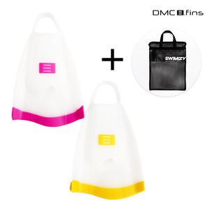 DMC 엘리트캔디 숏핀+메쉬가방 세트 여성용 오리발 수영 스노클장비 스쿠버