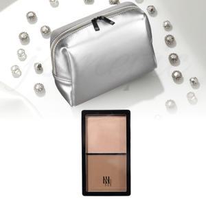 실버 스퀘어 파우치+헤라 페이스 컨투어링 듀오 11g 세트