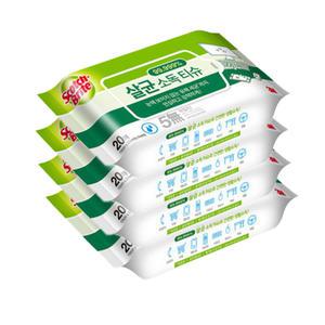 3M 스카치브라이트 살균 소독 티슈 20매 4개