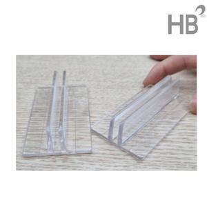 EV 아크릴칸막이받침대 5T 칸막이 넓은받침대 넓은 고정지지대 아크릴판 브라켓 투명