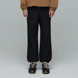 [정상가:159000원]내셔널지오그래픽 N244UPT950 아르켈론 더블웜 기모 우븐 조거 팬츠 CARBON BLACK