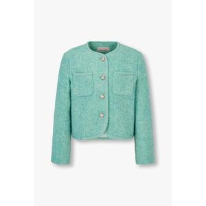 [VOV](김해점)  아웃 포켓 트위드 크롭 자켓 7155110001