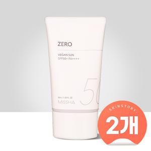 미샤 올 어라운드 세이프 블록 제로 비건 선 50ml (2개)