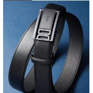 [닥스]블랙 트윌 엠보 남성 소가죽 자동벨트 DBBE5E834BK_s