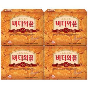 크라운 버터와플 316gX4개 과자/간식/탕비실