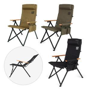 [살반] 각도조절 캠핑의자 롱 릴렉스체어 휴대용 다운힐 체어