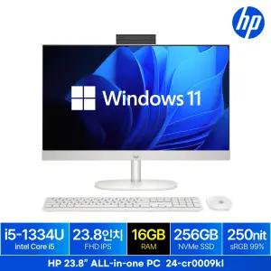24-CR0009KL WIN11 16GB램 (SSD 256GB) 24인치 일체형 PC 올인원 데스크탑 사무용 업무용 가성비 PC
