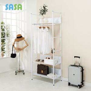 [SASA]사사가구 루이 스틸 3단 행거 선반장 800