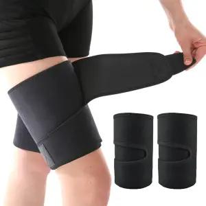 남자 허벅지 압박 보호대 운동 밴드 햄스트링 보호 슬리브 붓기 부상방지 아대 2P