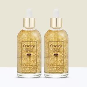 [코리아나 ] 24케이 골드 앰플 100ml x 2개