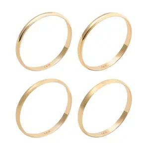 14K 반지 엥게이지 반엥게이지 옐로우골드 B타입