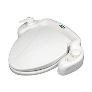 유레카 수동식 냉온수 비데 EB-3500 플러스 상부체결방식 일체형 치마형 변기 설치가능