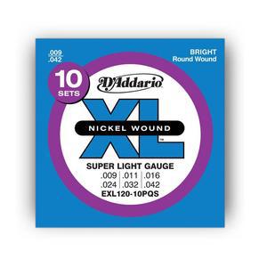 다다리오 EXL120-10 (10세트) 일렉기타줄 (009-042)