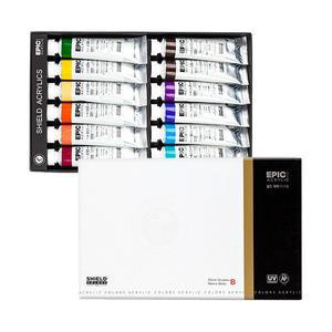 [알파][쉴드]에픽 아크릴물감세트   50mlx12색 B