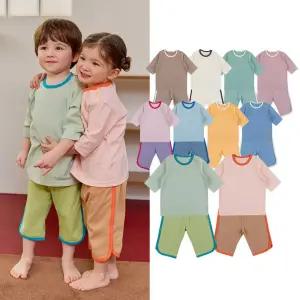 피크닉 칠부실내복 국내원단 유아 아동 내의 내복 상하의세트 아기선물