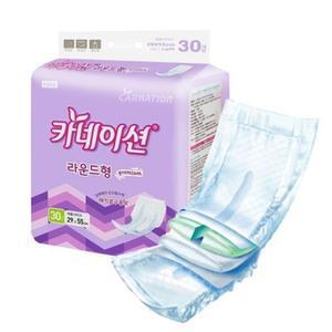 카네이션 속기저귀 라운드 패드 프리미엄 4회분 240매 성인용 요실금 기저귀 SW-S4