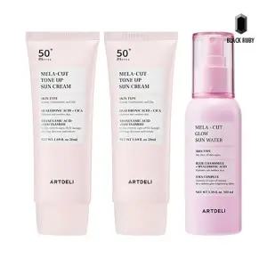 아트델리 멜라컷 톤업 선크림 50ml x2 + 선워터 100ml