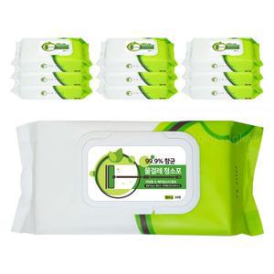 아임클린 베이킹소다 물걸레 청소포 30매 라임향 특대 캡형