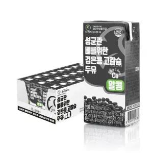 성균관 뼈를위한 검은콩 고칼슘 두유 알콩 190ml x 24개