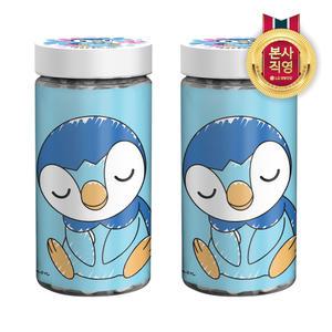 페리오 포켓몬 원통형 키즈 3단계 칫솔 12입(칫솔캡 포함) 팽도리 2개