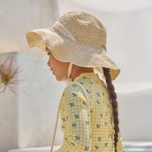 [블루독] 밀짚레이스모자 (25319-809-50)